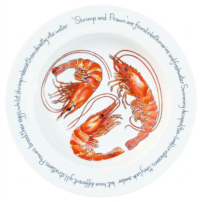 Shrimp & Prawn 30cm Deep Rimmed Plate