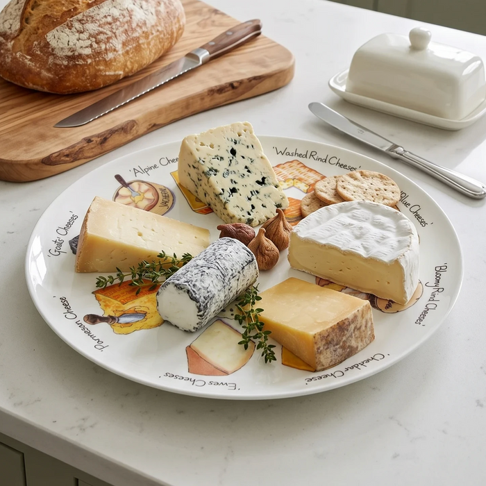 Cheese Plate & Platter 30cm (12") Flat Rimmed