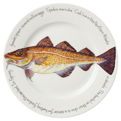 Cod 30cm Flat Rimmed Plate