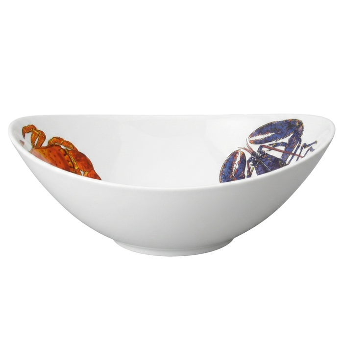 Richard Bramble | Lobster & Crab 18cm Oval Bowl styled on the table