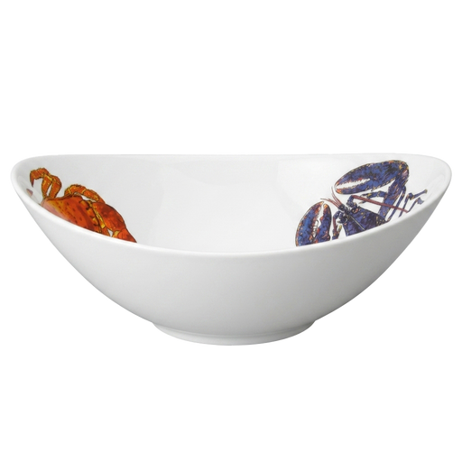 Lobster and Crab 18cm oval bowl