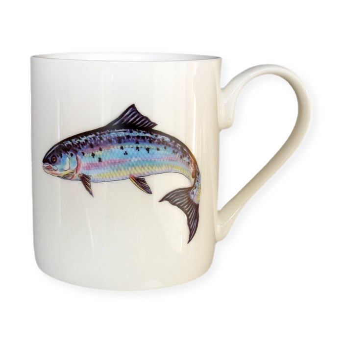 Salmon Mug (medium straight sided)