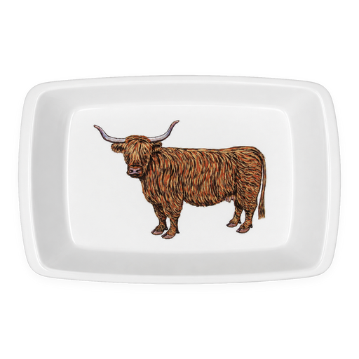 Highland Cow Larger Roaster & Baking Dish