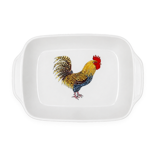 Cockerel & Rooster Small Roaster & Baking Dish