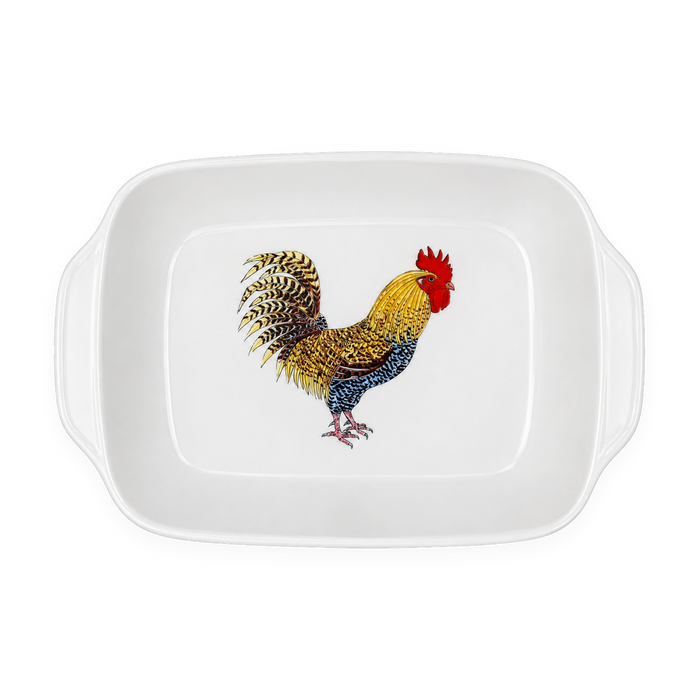 Cockerel & Rooster Small Roaster & Baking Dish