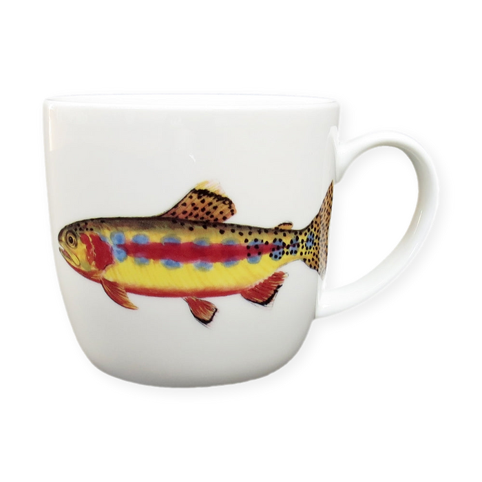 Golden Trout Mug (medium round sided)