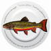 Brook Trout 30cm Deep Rimmed Plate
