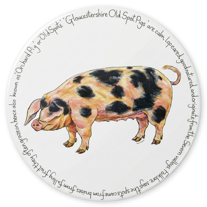 Gloucestershire Old Spot Pig Tablemat