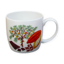 Chocolate & Cocoa Tree Mug (medium round sided)