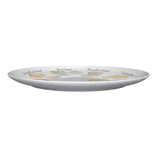 Cheese plate side view