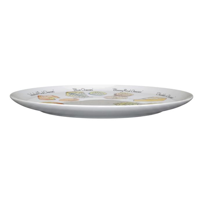 Cheese plate side view