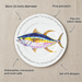30cm flat rimmed plate size and features