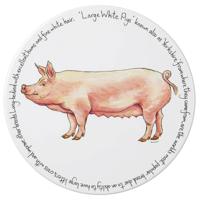 Large White Pig tablemat