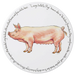 Large White Pig tablemat