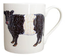 Belted Galloway Cow Mug & Side Plate Set