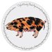 Oxford Sandy & Black Pig tablemat