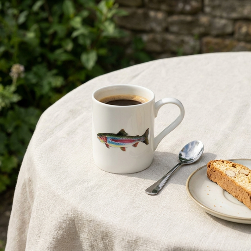 Rainbow Trout Small Mug lifestyle