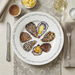 Oysters 30cm flat rimmed plate lifestyle image