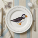 Puffin Walking 30cm flat rimmed plate lifestyle image