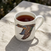 Teal Duck Mug lifestyle