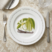 Vanilla 30cm flat rimmed plate lifestyle image