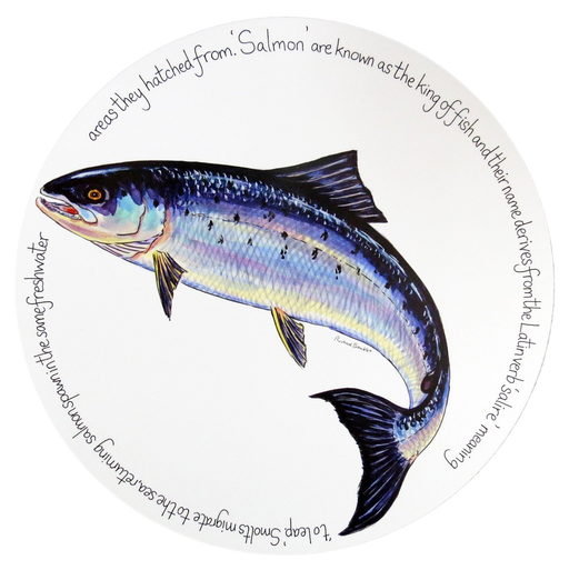 Salmon Tablemat by Richard Bramble