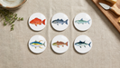 Saltwater Gamefish Coaster Set lifestyle