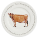 Jersey Cow 30cm flat rimmed plate