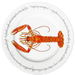 Langoustine 30cm flat rimmed plate