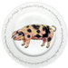 Gloucester Old Spot Pig 30cm flat rimmed plate
