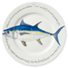 Bluefin Tuna 30cm flat rimmed plate