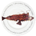 Monkfish 30cm flat rimmed plate