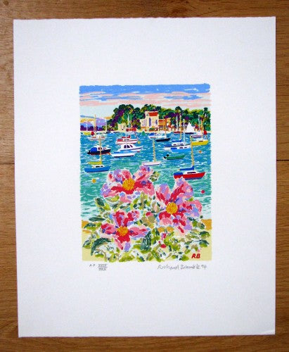 Poole Harbour Rock Roses print Richard Bramble