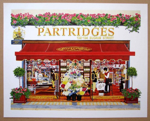 Partridges shop off Sloane Street, London.