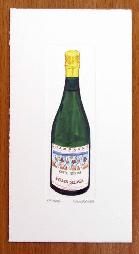 Jacques Selosse Sec Champagne artist print