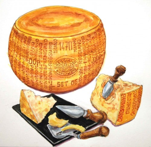 Parmesan Cheese Painting