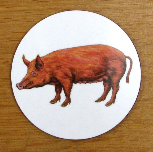 Richard Bramble Tamworth Pig Coaster