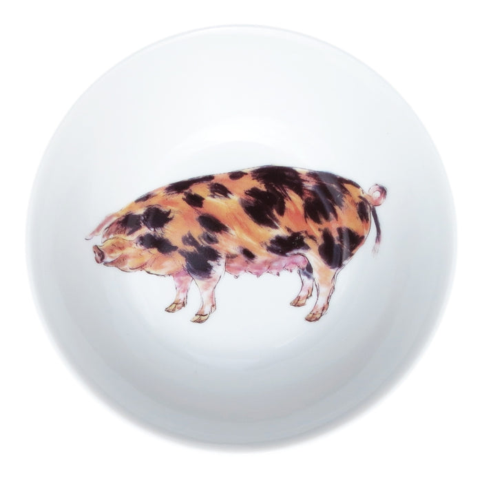 Richard Bramble Oxford Sandy Black Pig 13cm (5") Bowl 