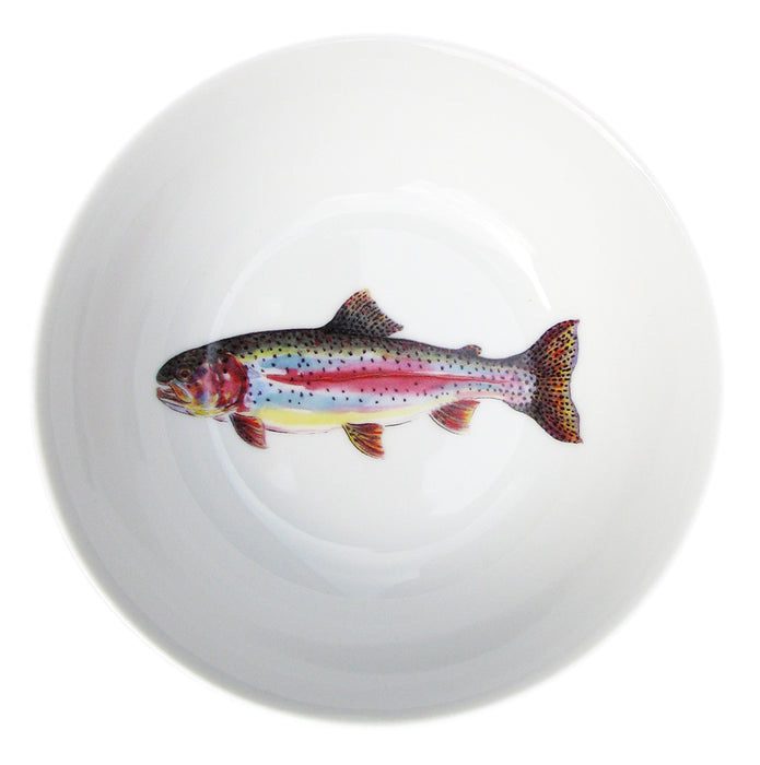 Rainbow Trout 13cm Bowl by Richard Bramble