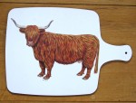 Highland Cow Melamine Chopping Board