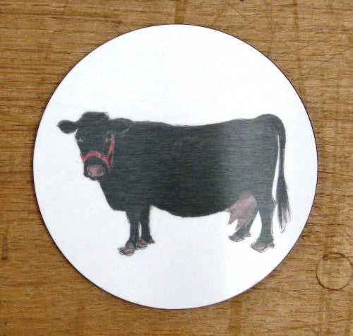 Richard Bramble Dexter Cow Coaster