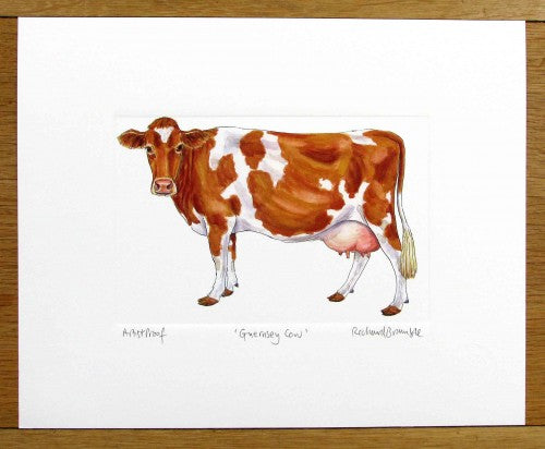 Guernsey Cow Print