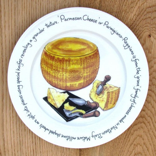 Parmesan Cheese (a piece of) table setting