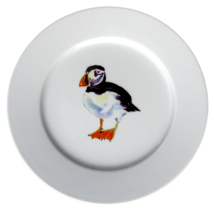 Puffin Standing 19cm plate by Richard Bramble