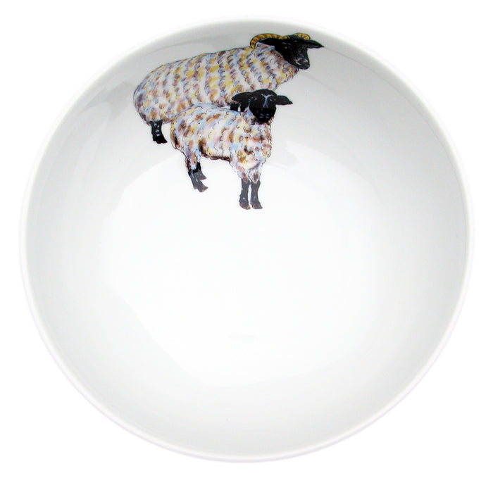 Blackface Sheep 16cm Bowl styled on the table