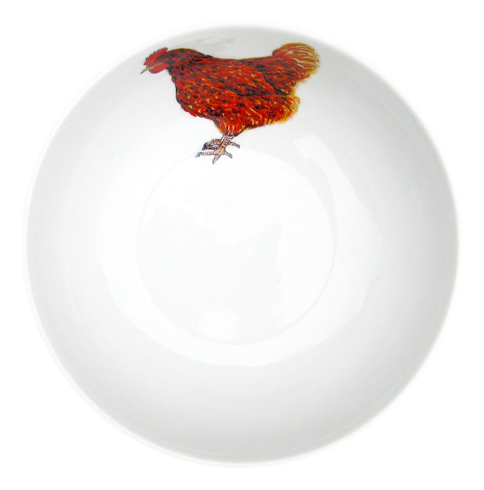 Hen 16cm Bowl styled on the table