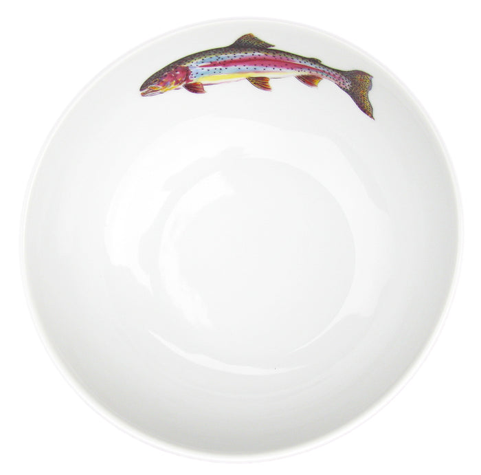 Rainbow Trout 16cm Bowl styled on the table
