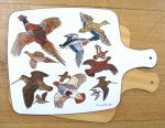 Gamebirds Melamine Chopping Board styled on the table