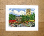 Borough Market with Southwark Cathedral Limited Edition Print, medium size