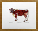 Longhorn Cow Print
